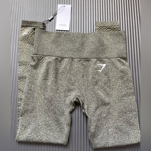 Gymshark Pants - Gymshark Vital Seamless Leggings Olive Green Marl Women’s Size Small
